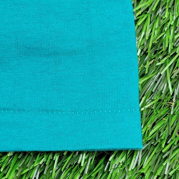 Vintage 90s Hanes Llama Shirt M/L 21x26 Blue Animals - Picture 12 of 12